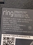(4) Ring Outdoor Camera Power Supply 6PCEA3 Usb-c 5V 3A 15W 9V Open. Price: $20.00.