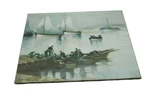 Georges Feher 20TH Figurative Art Sea View Oil Painting On Canvas Signed France Used. Price: $734.99.