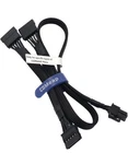 Comeap Sata Power Cable For Corsair Psus, 6 Pin To 3X 15 Sleeved New. Price: $7.00.