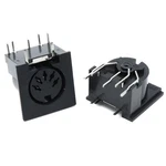 Xiaoyztan 5 Pin Din Female Chassis Connector Socket, Panel Mount & Pcb Black New. Price: $11.60.