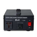 Elc T-1500 1500-WATT Voltage Converter Transformer W/ Circuit Breaker Protection New. Price: $89.00.