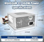 For Dell Xps 8910 8920 8300 8700 8900 8930 R5 460W Psu Power Supply HU460-01 Open. Price: $41.86.