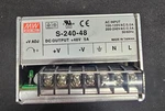 Mean Well S-240-48 Switching Power Supply 48VDC 5A 240W Enclosed Industrial Used. Price: $50.00.
