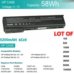 Lot CA06XL Battery For Hp Probook 640 645 650 655 G0 G1 718756-001 6CELL New. Price: $298.00.