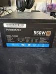 Powerspec Ps 550BF 550W 80+ Bronze Atx Non-modular Supply Used. Price: $46.50.