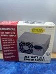 Compusa 250 Watt Atx Power Supply - New Box (discontinued) Open. Price: $23.96.
