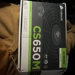 Corsair CS650M - 650W Power Supply Open. Price: $75.00.