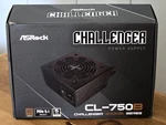 Asrock Challenger CL-750B 750W 80 Plus Bronze Power Supply (used, Very Good). Price: $39.99.
