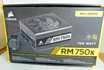 Corsair RM750X Watt 80 Plus Gold Fully Modular Power Supply Open. Price: $39.99.