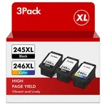 PG-245XL CL-246XL Ink Cartridges For Canon Pixma MG2522 MG2520 TR4520 MX490 Lot New. Price: $38.95.