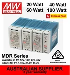 Meanwell Mdr Power Supply Din Rail 20W 40W 60W 100W 12V 15V 24V 48V Dc Brand. Price: $55.23.