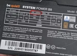Be Quiet! System Power B9 600W 80+ Bronze Psu 200-240V Only Read Description Used. Price: $37.50.
