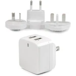 Startech Dual Port Usb Wall Charger, International Travel - White New. Price: $41.08.