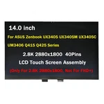 14.0" For Asus Zenbook Q415MA-U5512 Oled Lcd Touch Screen Assembly 40 Pins New. Price: $289.00.
