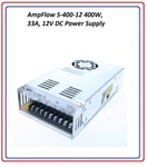 Ampflow S-400-12 400W, 33A, 12V Dc Power Supply Pre Wired Open. Price: $49.99.