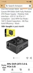 Corsair RM1000X Modular Low-noise Atx Power Supply Black New. Price: $124.95.