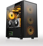 Micro Atx Pc Case Mini Tower Computer Support Vertical Gpu Mount Pre-in New. Price: $99.99.