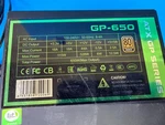 Gamemax Gp 650W 80+ Bronze Atx Psu Single +12V Rail Tested Used. Price: $49.99.