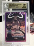 One Piece Super Pre-release Kaido Leader ST04-001 Bgs Pristine 10 English Graded. Price: $450.00.
