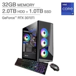 New Ibuypower SLATEMR304I Gaming Desktop I9-11900KF 32GB 3TB Rtx 3070 Ti 8GB. Price: $1249.49.