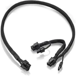 Owltree Braided Atx Psu 8 Pin Male To Dual 6+2 Pcie Gpu Black New. Price: $14.76.