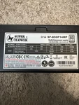 Super Flower Leadex Platinum 850W 80+ Full Modular Power Supply Used. Price: $125.00.