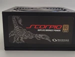 Raidmax Scorpio Series 635W / 80 Plus Bronze Atx Power Supply Model RX-635AP-S Used. Price: $40.00.