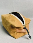 Newton Supply Dopp Kit Tan Waxed Canvas Toiletry Travel Cordura Waterproof Pre-owned. Price: $45.00.