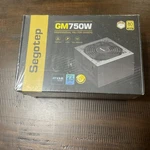 Segotep 750W Power Supply 80 Plus Gold New Sealed In Box. Price: $79.99.