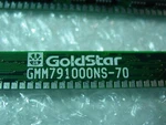 1MB Goldstar GMM791000NS-70 30-PIN Simm Memory Ram Used. Price: $14.94.