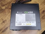 Corsair CX430 Atx Power Supply 430W Black Surge Protection Model 75-001666 Used. Price: $29.50.