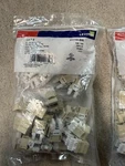 Leviton 61110-BT6 Extreme Cat 8P8C Utp Quickport Jack Light Almond 25-PACK New. Price: $105.00.
