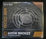 New Sealed Evga 600W 80 Plus Bronze Power Supply (100-BA-0600-K1). Price: $67.95.