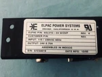 Elpac Power Systems Solv 15-24 W/ovp Supply New. Price: $97.00.