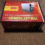Diablotek PSDA-250 Atx Modular Power Supply 250W Open. Price: $39.99.