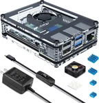 Miuzei Raspberry Pi Case With Fan Cooling 4B 5V 3A Power SUPPLY,4 New. Price: $22.40.
