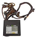 Corsair CX500 75-001667 500W Atx Power Supply Used. Price: $34.50.