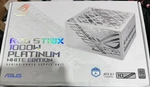 Asus Rog Strix 1000W Platinum White Edition Gaming Power Supply Open. Price: $225.00.