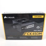 Corsair CX450M 450W 80PLUS Bronze Modular Power Supply Black New Factory Sealed. Price: $76.80.