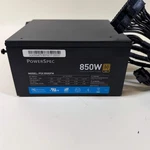 Powerspec Psx 850GFM 80 Plus Gold 850W Fully Modular Supply Used. Price: $49.99.