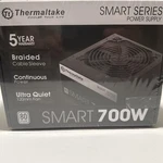 Thermaltake Smart 80 Plus 700W Power Supply New In Box. Price: $49.95.