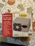Compusa 250 Watt Atx Power Supply- Untested. G Used. Price: $20.00.