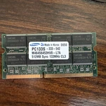 Samsung 512 Mb Sd So-dimm PC133S-333 Mhz CL3 Memory Ram M464S6453HV0-L7A New. Price: $19.90.