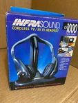 Vintage Infrasound Model CH1000 Infrared Headphones Used. Price: $24.50.