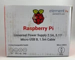ELEMENT14 Raspberry International Power Supply Ac (5.1V 2.5A) -free Shipping New. Price: $14.99.