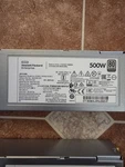 Hewlett Packard Enterprise 500W Power Supply Unit, Model HSTNS-PC40-1 Used. Price: $24.00.