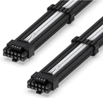 Ezdiy-fab Black White 16AWG Pci-e 5.0 12VHPWR Psu 12+4 Pin Male Sleeved Cable New. Price: $14.39.