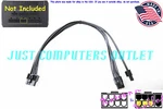 12" Custom Silverstone 8-PIN (6+2) Pci-e Gpu Power Supply Cable Open. Price: $14.99.