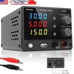 Dc Adjustable 0-30V 5A Lab Power Supply Variable Bench Switching High Precision New. Price: $40.41.