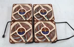 Lot 4X Noctua NF-A12X25 Pwm Quiet Pc Fan 4-PIN 120MM Used. Price: $69.99.